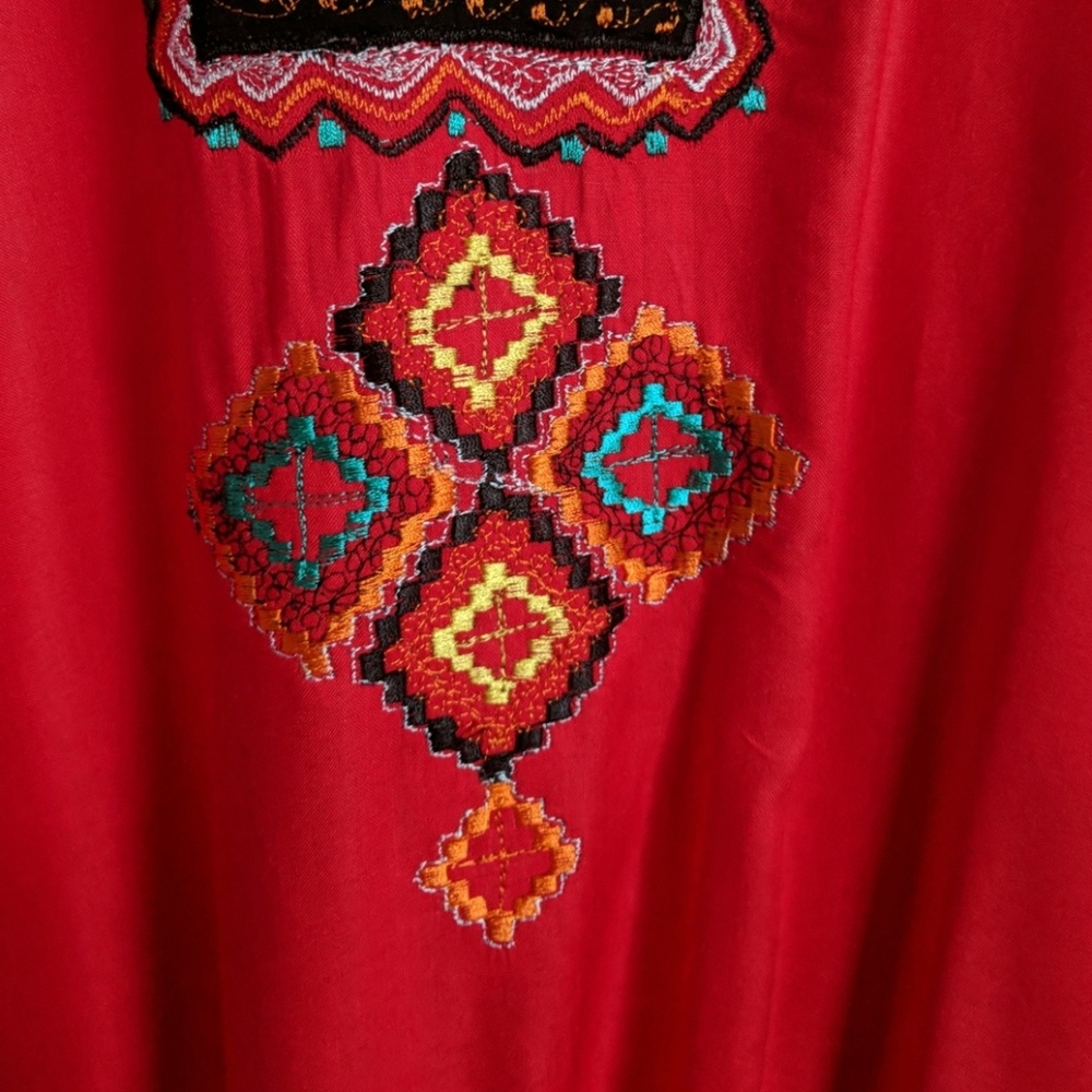 Kurta tunic top with scarf